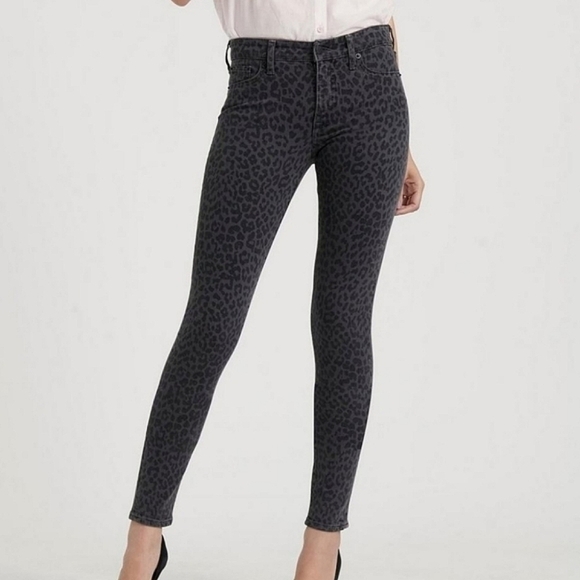 Lucky Brand Charlie Skinny Leopard Jeans - Picture 4 of 13